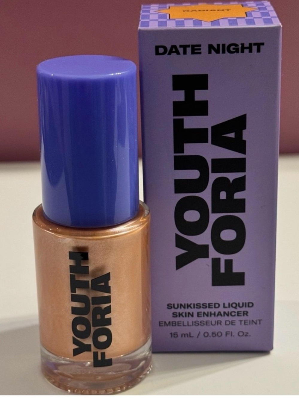 Youth Foria Sunkissed Liquid Skin Enhancer - Radiance NIB